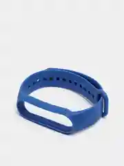 Синий силиконовый ремешок для фитнес-браслетов Xiaomi Mi Band 5 / 6