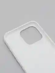 Белый чехол Silicone Case для iPhone 13 / 13 Pro / 13 Pro Max с открытым низом