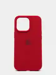 Бордовый чехол для iPhone 13, Pro, Max, Silicone закрытый низ с логотипом