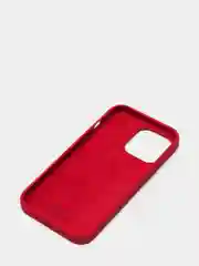 Бордовый чехол для iPhone 13, Pro, Max, Silicone закрытый низ с логотипом