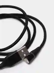 Черный магнитный кабель на 3A для передачи данных, коннекторы Type-C, Micro-USB, Lightning