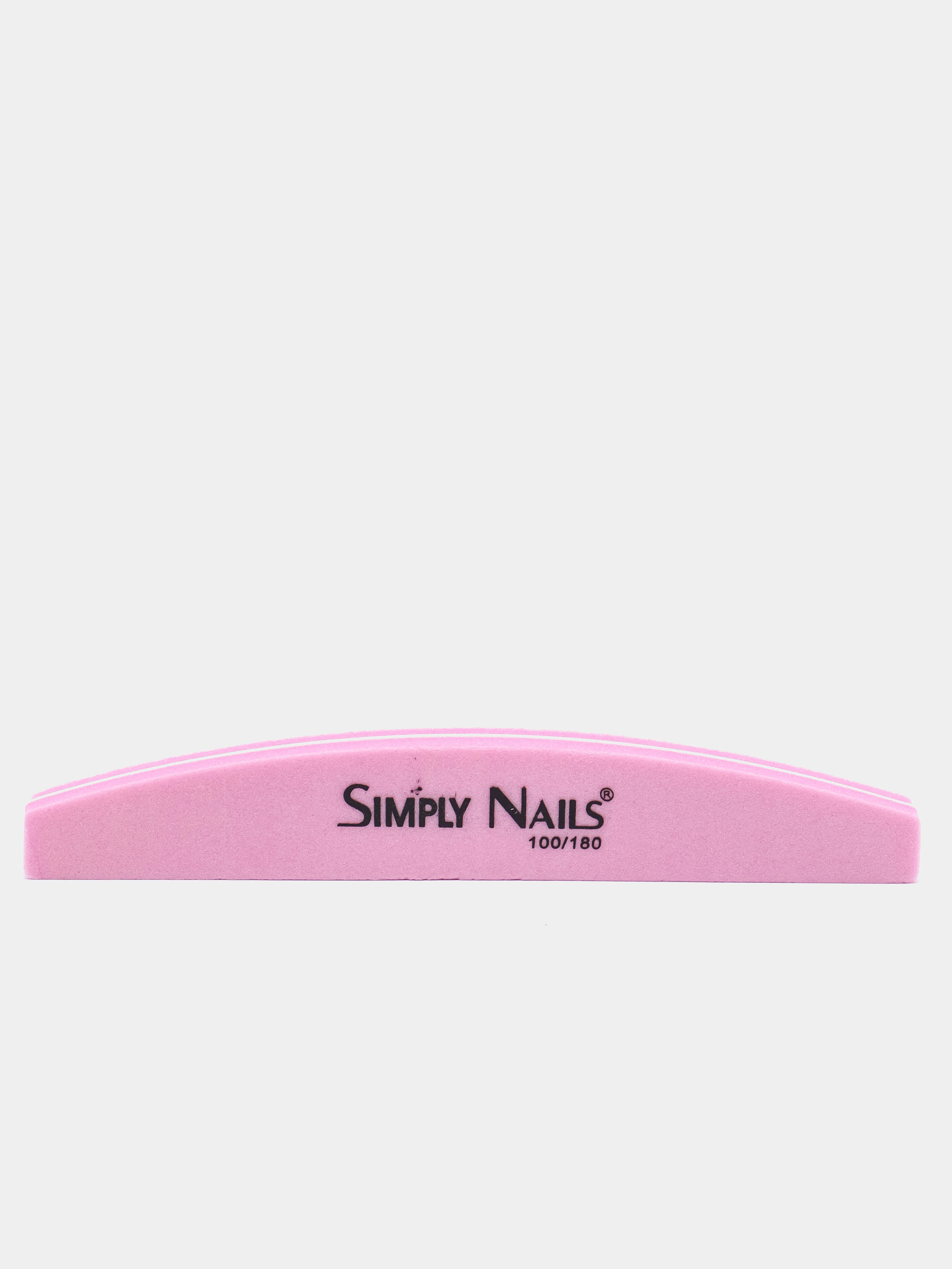Фуксия пилка для ногтей 100/180 Simply Nails