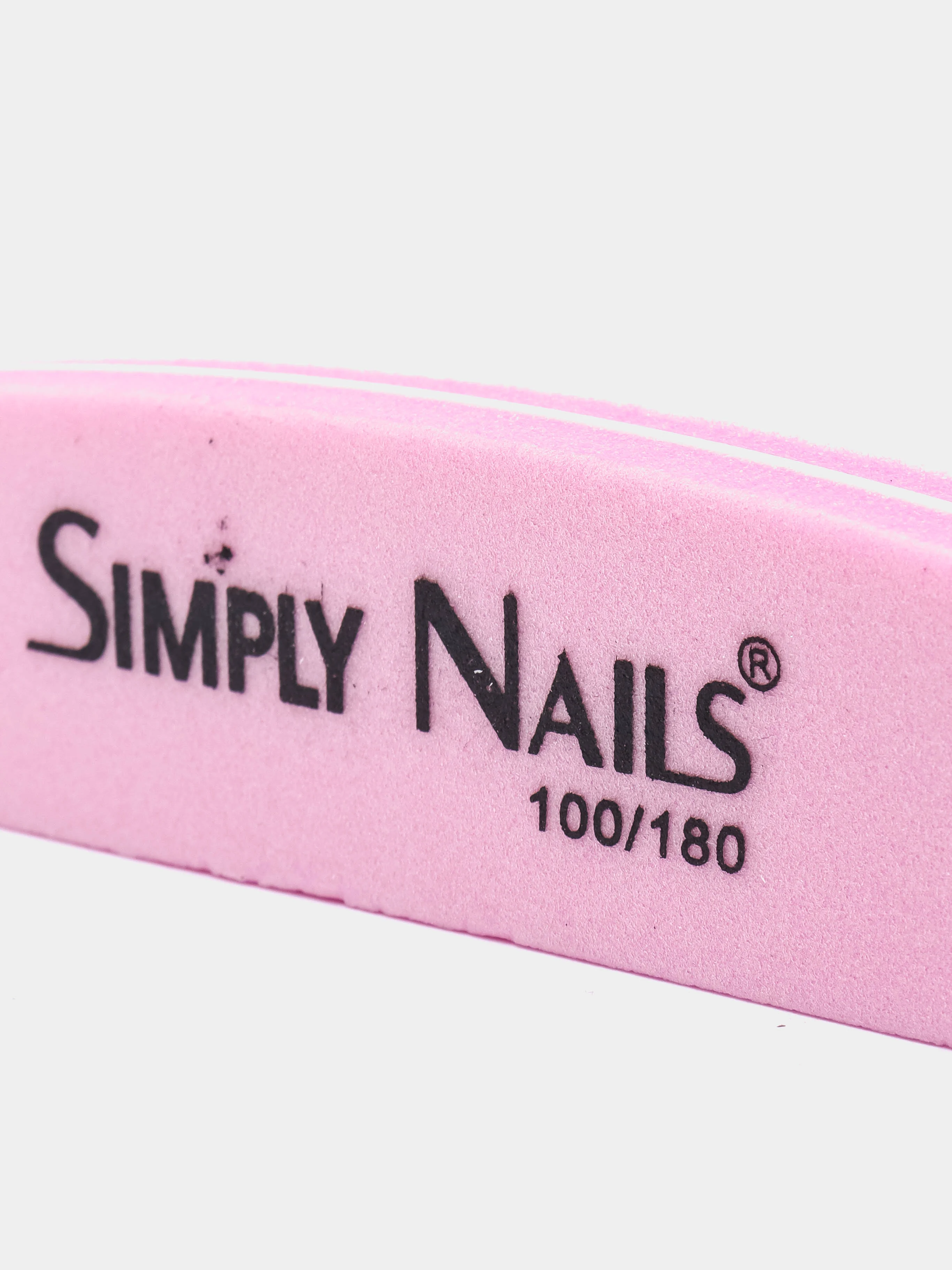 Фуксия пилка для ногтей 100/180 Simply Nails
