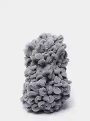 Серый пряжа Alize Puffy, петельки большие, микрополиэстер, 100 г, 9 м