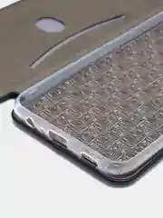 Черный чехол книжка на Samsung Galaxy A03s