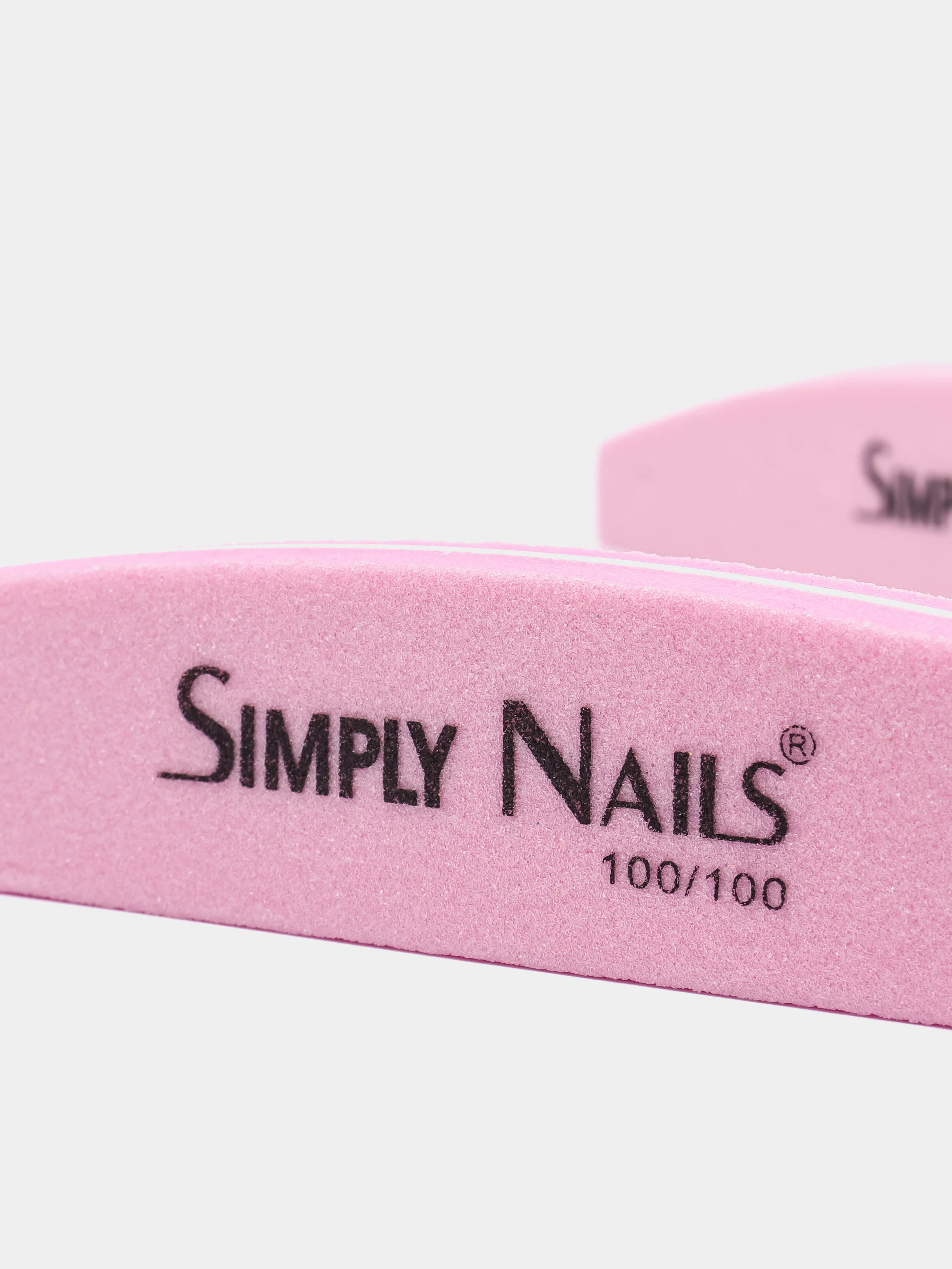 Синий набор из 10 пилок для ногтей 100/100 Simply Nails