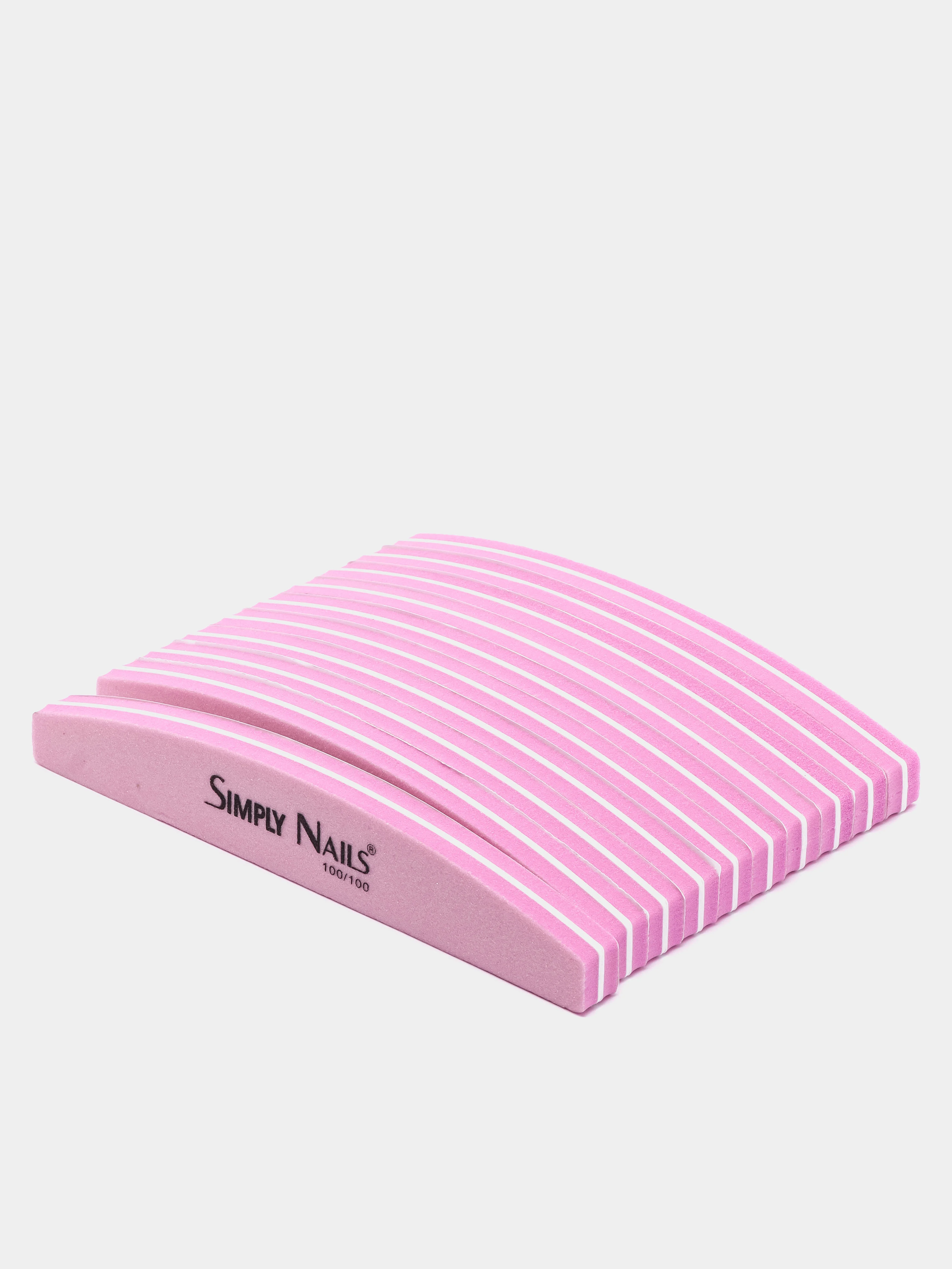 Синий набор из 10 пилок для ногтей 100/100 Simply Nails