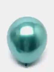 Зеленый воздушные шары, металлик, хром, 12 дюймов