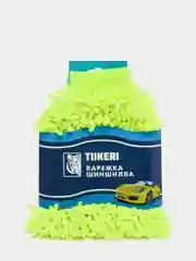 Салатовый варежка "Шиншилла" для мойки автомобиля