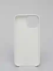 Белый чехол Silicone Case для iPhone 13 / 13 Pro / 13 Pro Max с открытым низом