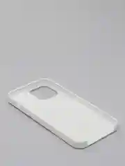 Белый чехол Silicone Case для iPhone 13 / 13 Pro / 13 Pro Max с открытым низом