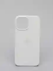Белый чехол Silicone Case для iPhone 13 / 13 Pro / 13 Pro Max с открытым низом