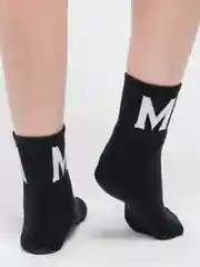 Черный носки женские средней длины