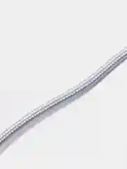 Серебряный aux кабель 3.5 мм