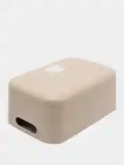 Бежевый контейнер / коробка / ящик для хранения ИНФИНИТИ с крышкой IDEA