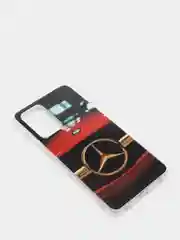 Оливковый чехол Samsung Galaxy A52 / A52s силиконовый, с рисунком (Самсунг Галакси А52)