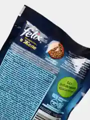 Влажный корм Felix Sensations для кошек, с говядиной в желе с томатами, 26 штук по 85г