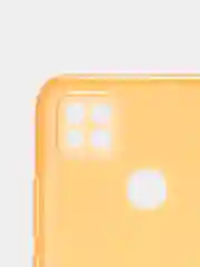 Оранжевый чехол Xiaomi Redmi 9C, Redmi 9C NFC, Redmi 10A прозрачный плотный неоновый с оттенком