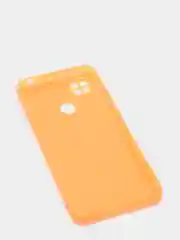Оранжевый чехол Xiaomi Redmi 9C, Redmi 9C NFC, Redmi 10A прозрачный плотный неоновый с оттенком
