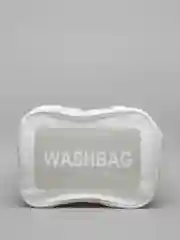 Серебряный косметичка дорожная Washbag, водонепроницаемая, прозрачная, сумка для душа и бассейна