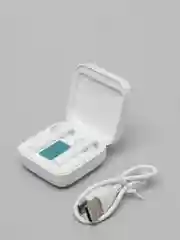 Белый bluetooth-наушники беспроводные TWS W12, вкладыши