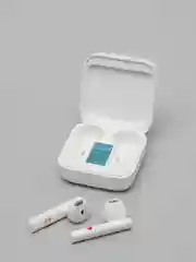 Белый bluetooth-наушники беспроводные TWS W12, вкладыши