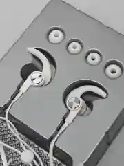 Белый беспроводные Bluetooth наушники вакуумные, с шейным шнурком А7