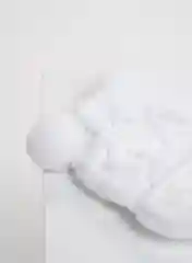 Белый шапка для девочек
