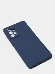 Темно-синий чехол Samsung Galaxy A52, силиконовый