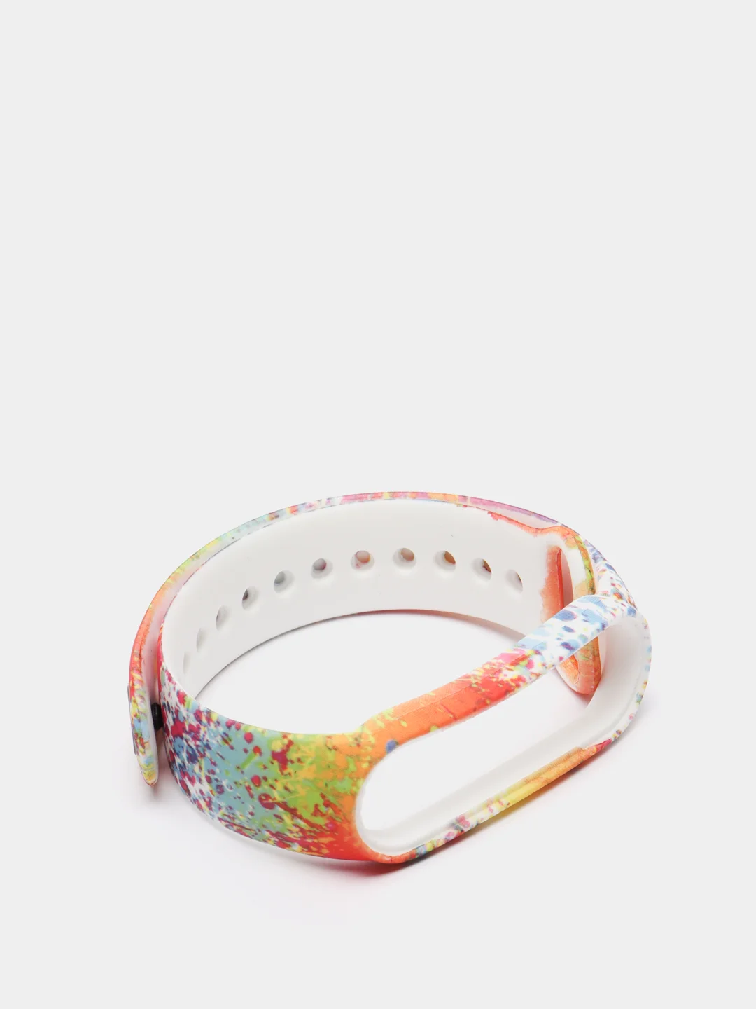 Оранжевый ремешки для Xiaomi Mi Band 5 с рисунком