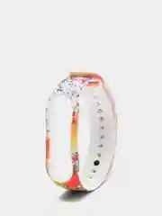 Оранжевый ремешки для Xiaomi Mi Band 5 с рисунком