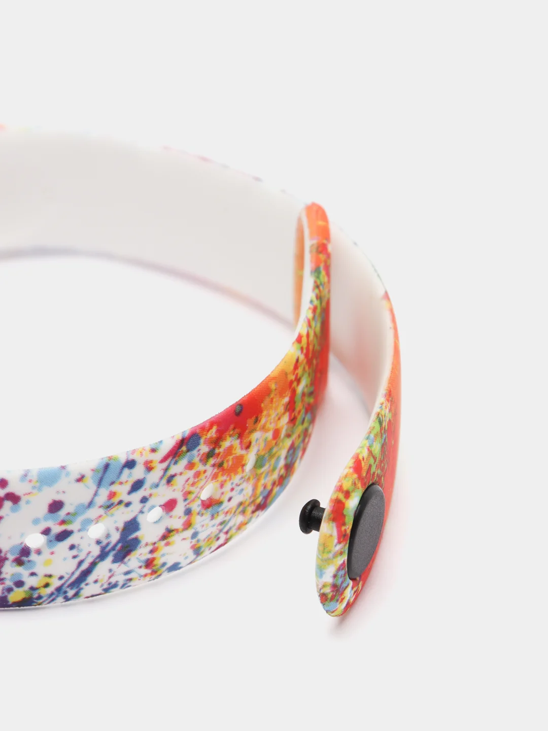 Оранжевый ремешки для Xiaomi Mi Band 5 с рисунком