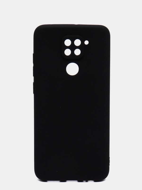 Силиконовый чехол для Xiaomi 9A / 9C / 9T / NOTE 10 / NOTE 9 / POCO M3, черный, матовый