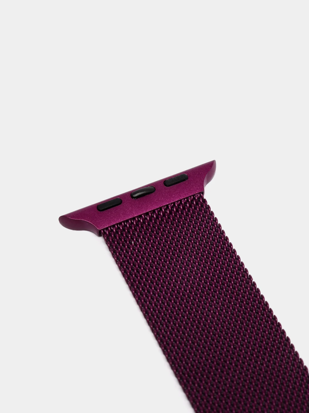Пурпурный ремешок для Apple Watch "Миланская петля", металлический