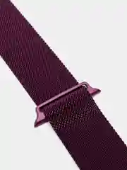 Пурпурный ремешок для Apple Watch "Миланская петля", металлический