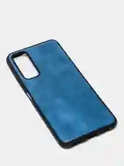 Синий чехол Huawei P Smart 2021, Хуавей П Смарт 2021 силиконовый под кожу