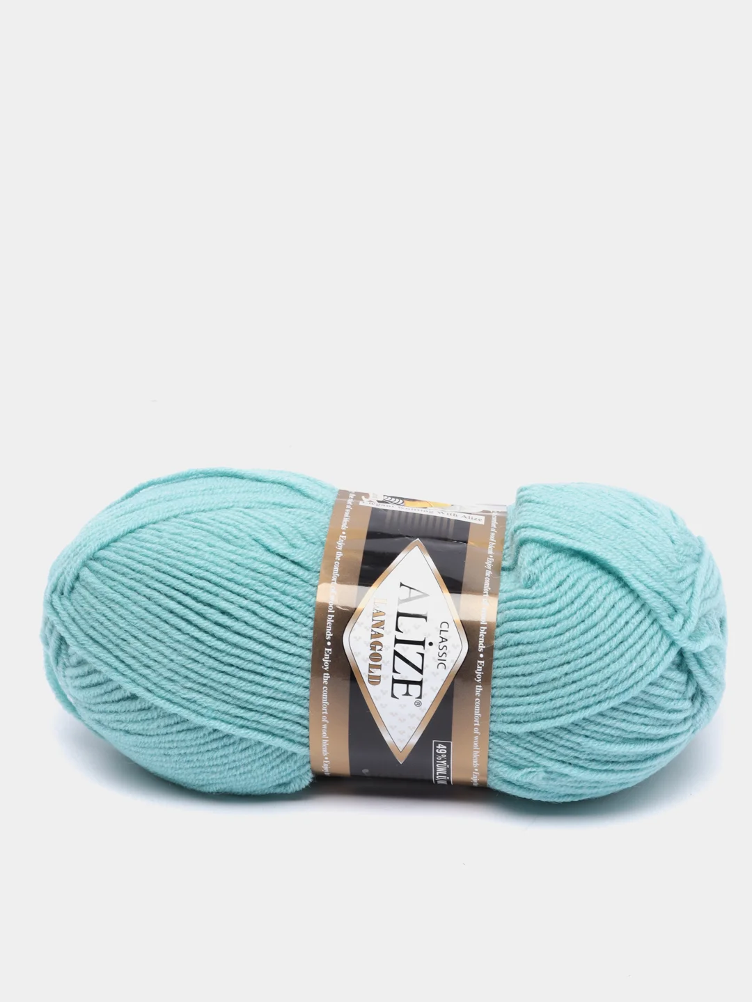 Мятный пряжа Alize Lanagold, 240 м