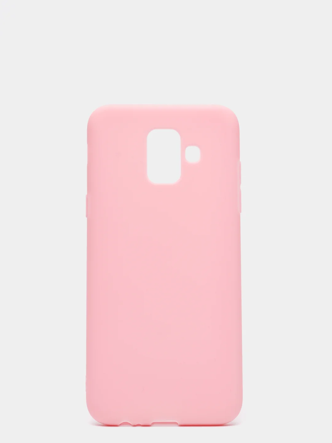 Розовый чехол Samsung Galaxy A6 2018 силиконовый
