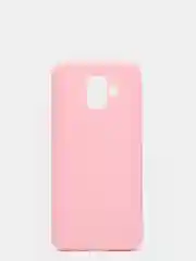 Розовый чехол Samsung Galaxy A6 2018 силиконовый