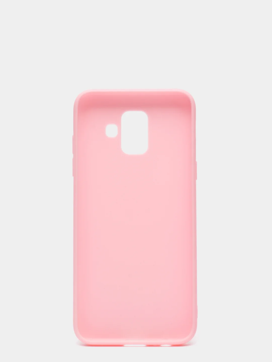 Розовый чехол Samsung Galaxy A6 2018 силиконовый