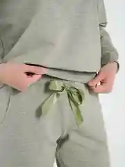 Хаки спортивный женский костюм Dianida, футер