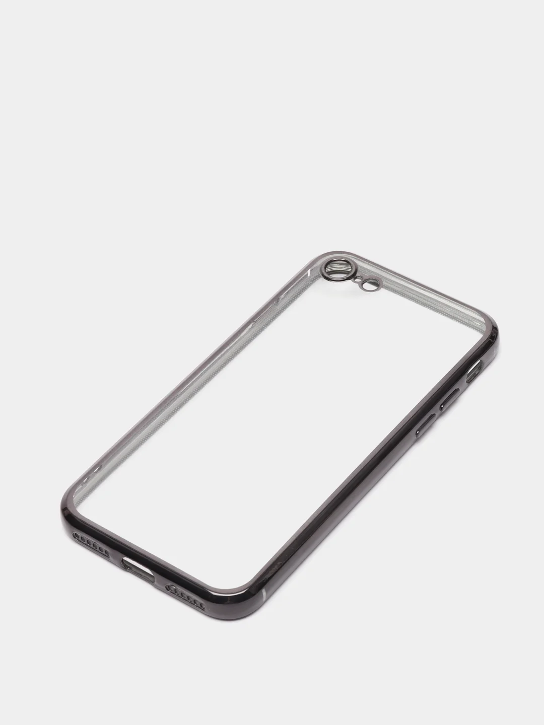 Черный чехол для iPhone 7 8 Plus X XS XR 11 12 13 14 15 Pro Max mini айфон про макс