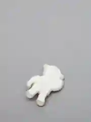 Белый кабошон акриловый Зверята