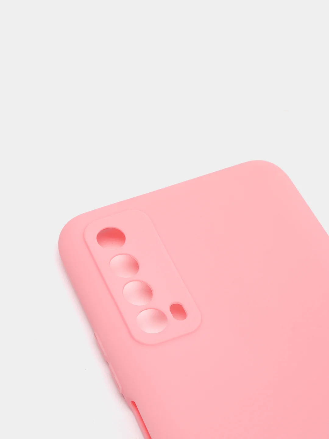 Розовый чехол Huawei P Smart 2021 силиконовый