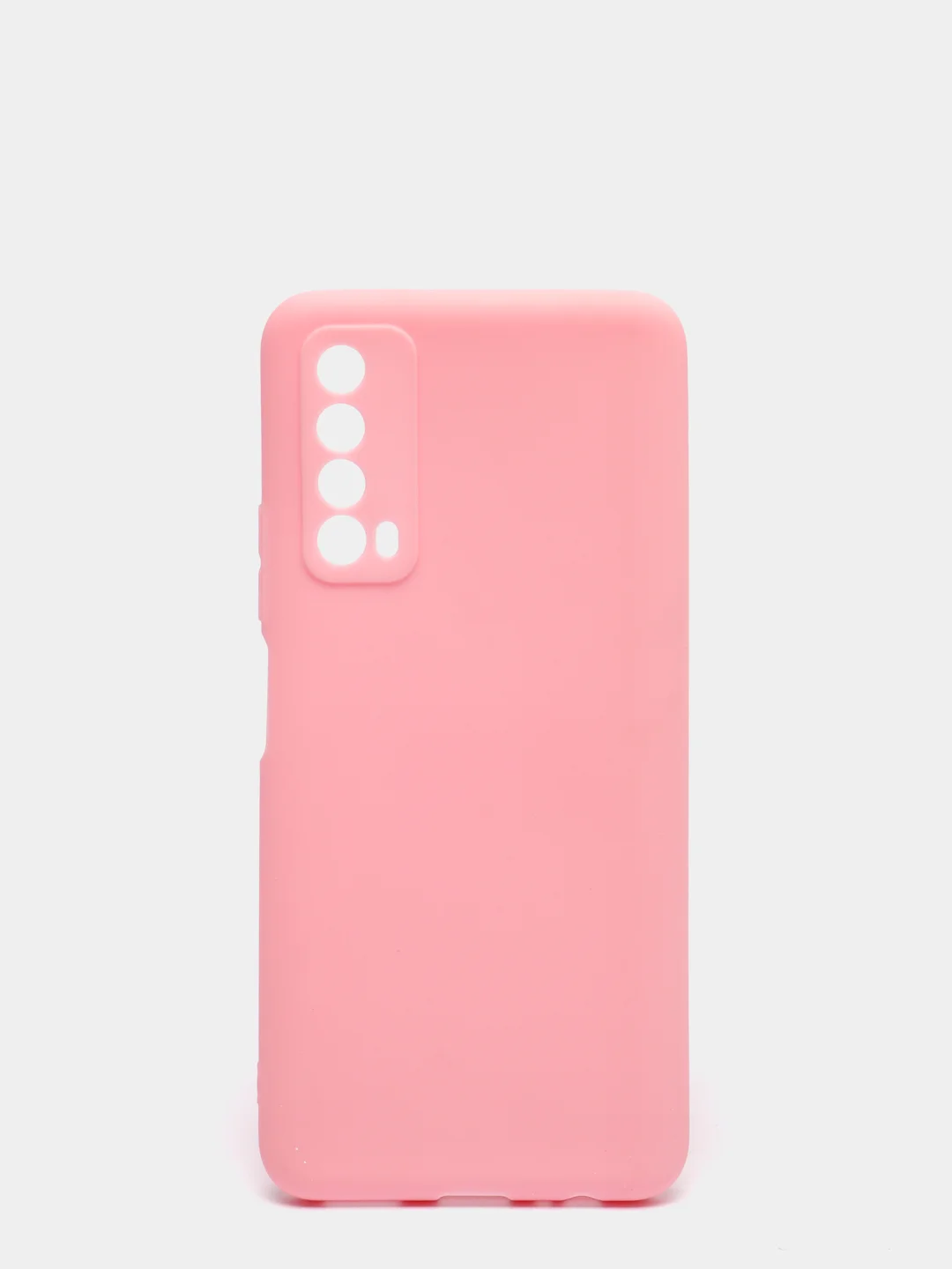 Розовый чехол Huawei P Smart 2021 силиконовый
