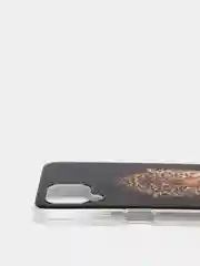 Угольный чехол Samsung Galaxy M32 / A22 (Самсунг Галакси М32 / А22), силиконовый с рисунком