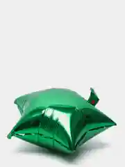 Зеленый воздушный шар Звезда, многоразовый, 45 см