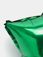 Зеленый воздушный шар Звезда, многоразовый, 45 см