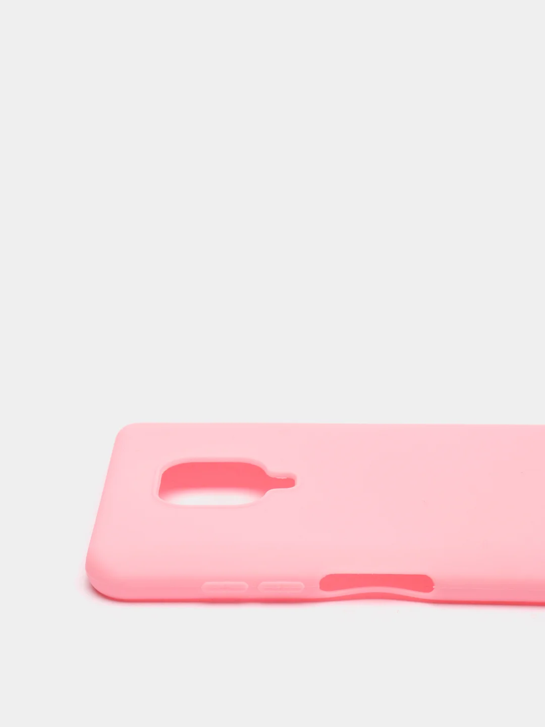 Розовый чехол Xiaomi Redmi Note 9 Pro / Note 9 Pro Max / Note 9S силиконовый цветной матовый