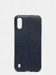 Темно-синий чехол Samsung Galaxy A01 / M01, Самсунг Галакси А01 / М01 из эко кожи Baseus